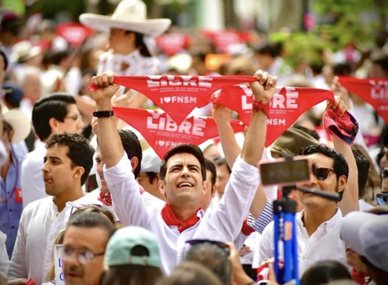 Histórica manifestación en Aguascalientes en favor de la tauromaquia